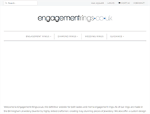 Tablet Screenshot of engagement-rings.co.uk